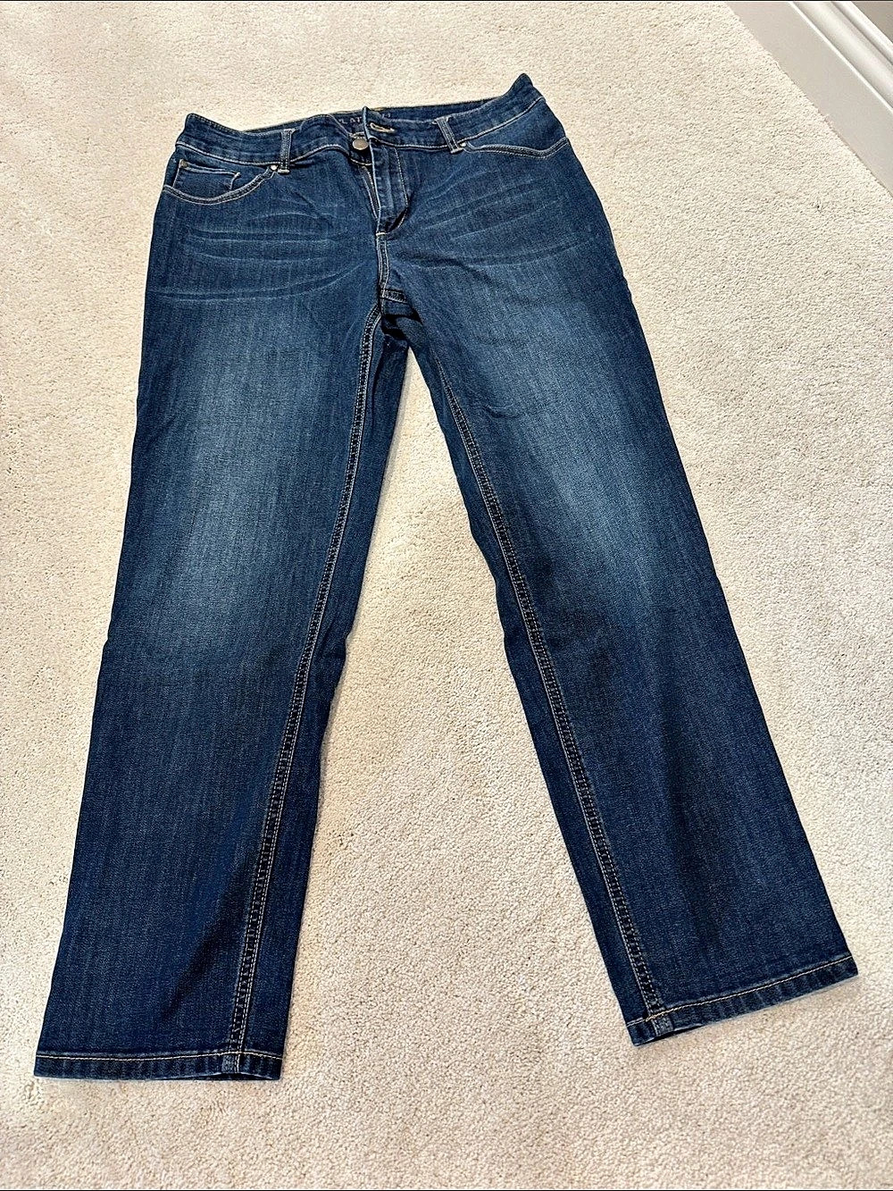 Chico’s Boot Cut Jeans in Blue Waist 1.5